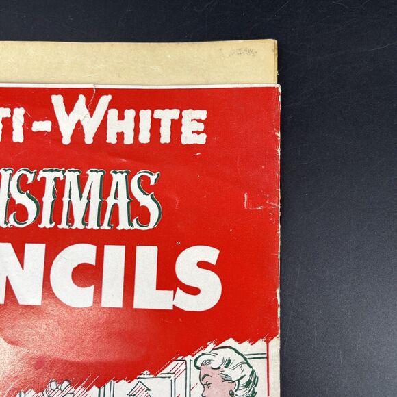 Vintage Christmas Window Stencils Frosti-White Unused & Santa Paper Decor - Picture 6 of 11